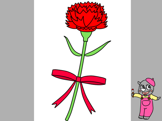 母の日 カーネーション 青 カットイラストのイラスト素材62441148- PIXTA