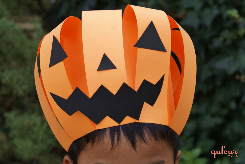 無料型紙 ハロウィンかぼちゃベレー帽の作り方ヘルカハンドメイド