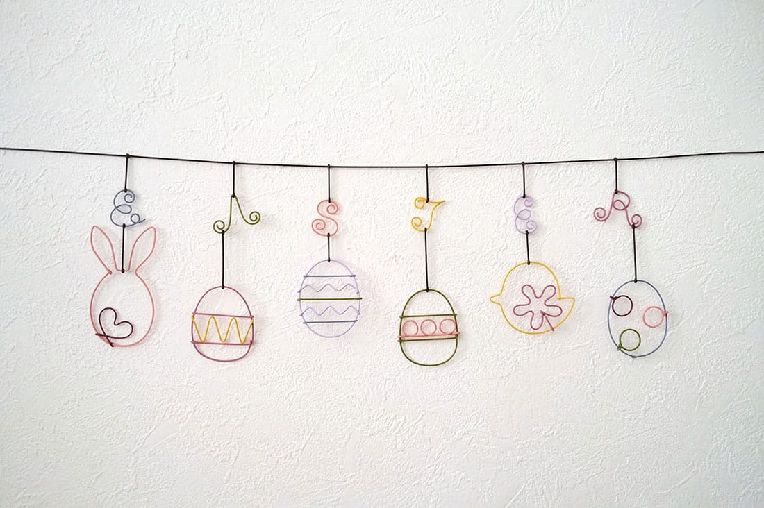 枝に吊るすイースター飾り！大人可愛いライラック色がオススメ♪卵ディスプレイ週末に飾り たい花！花のある暮らしのレシピ集♪フランススタイルのフラワー教室ビアンカキャンディ～辻堂・藤沢・茅ヶ崎～