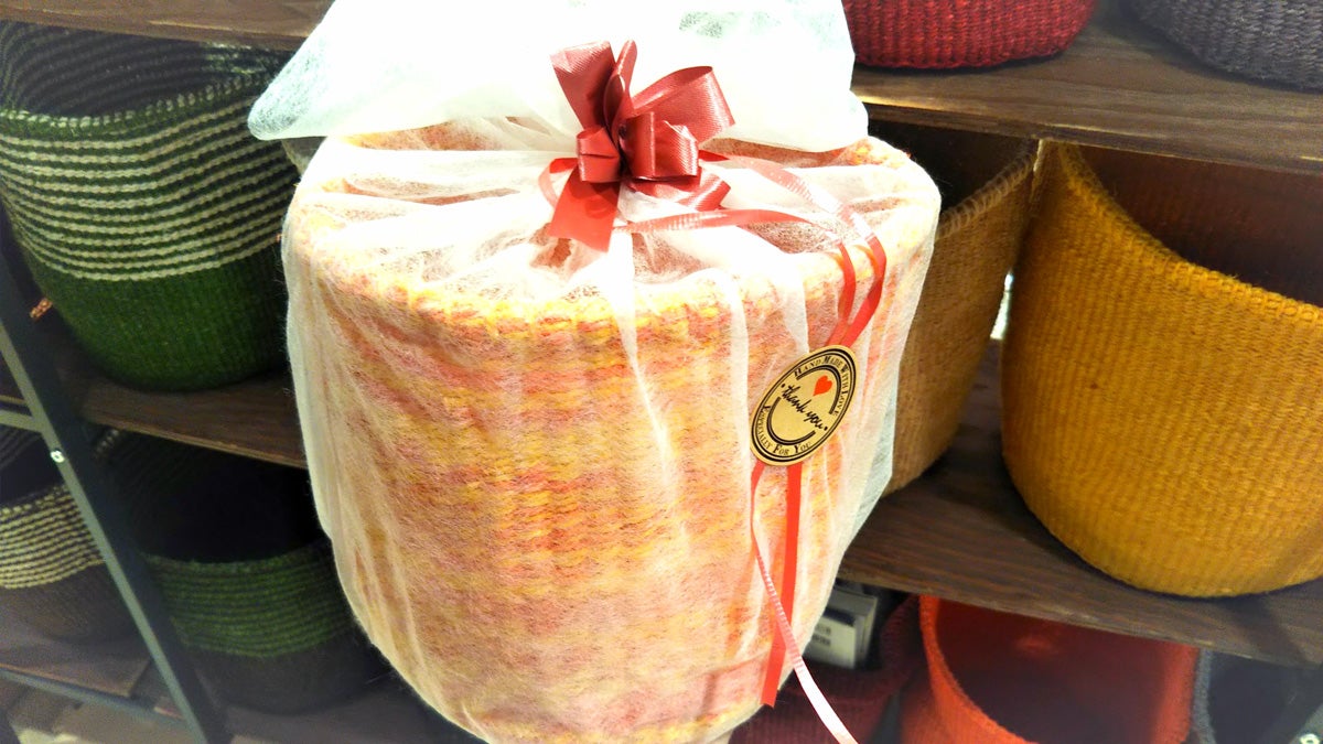 かごのラッピング♪ - patisserie Pommes Vert ☆ ポンム・ベール☆