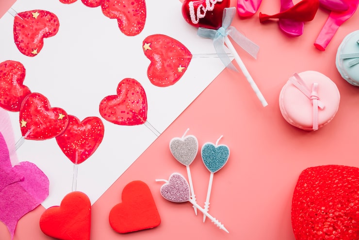 A3ポスター バレンタインデー ハートが咲く : タイトルポップ販促物・販促通販の POP GALLERY ポップギャラリ