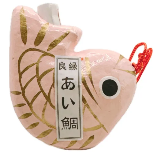 川越氷川神社 鯛みくじ あい鯛 薄水色 川越 氷川神社