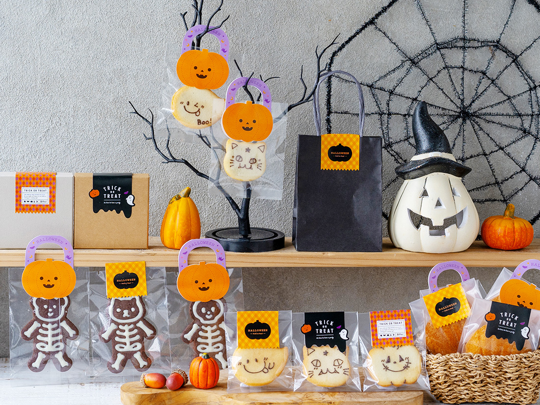 ハロウィンクッキーバッグラッピングcotta＊コッタ