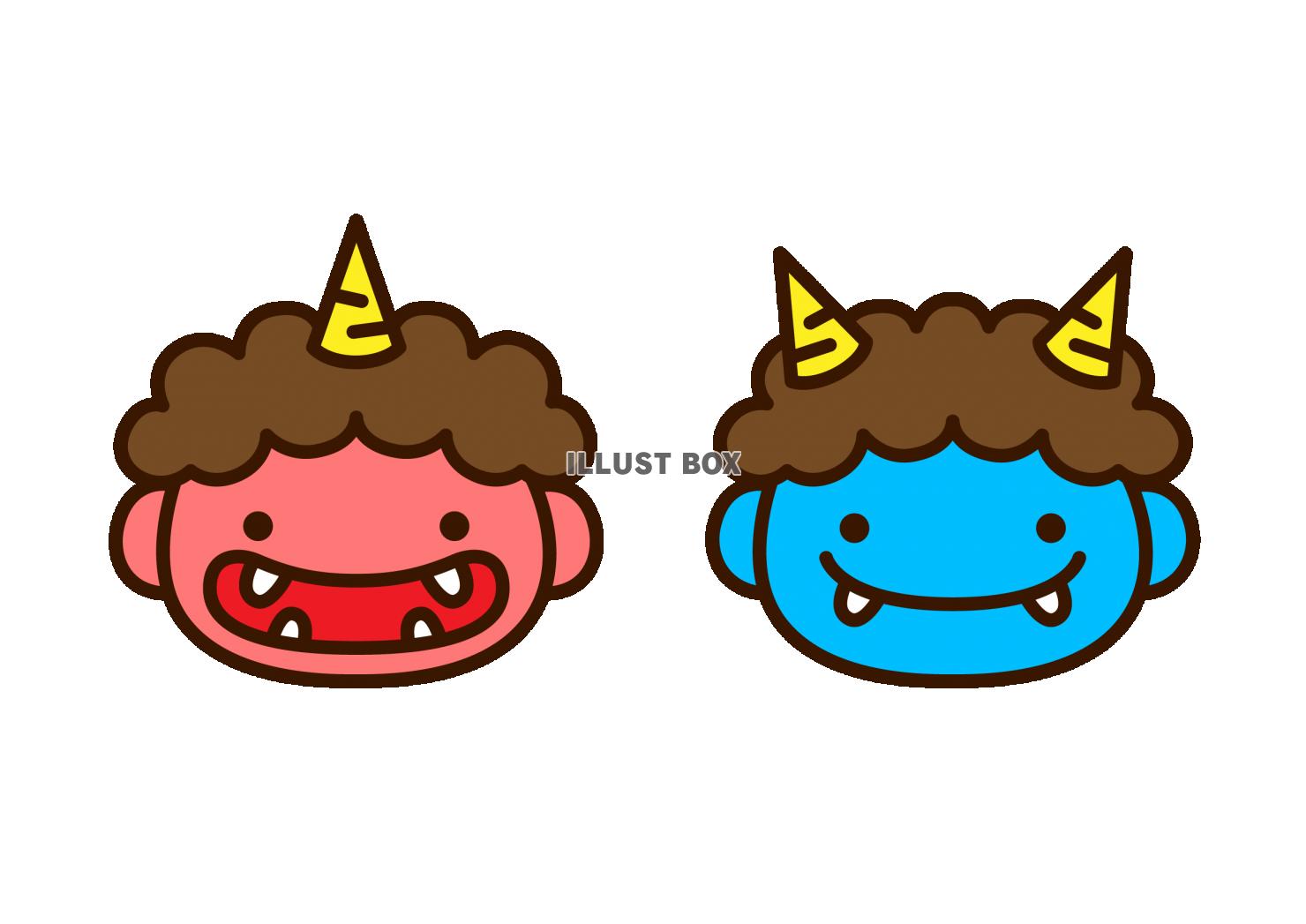 節分に！『おに 鬼 』のお面がダウンロードできるサイトMimiLy