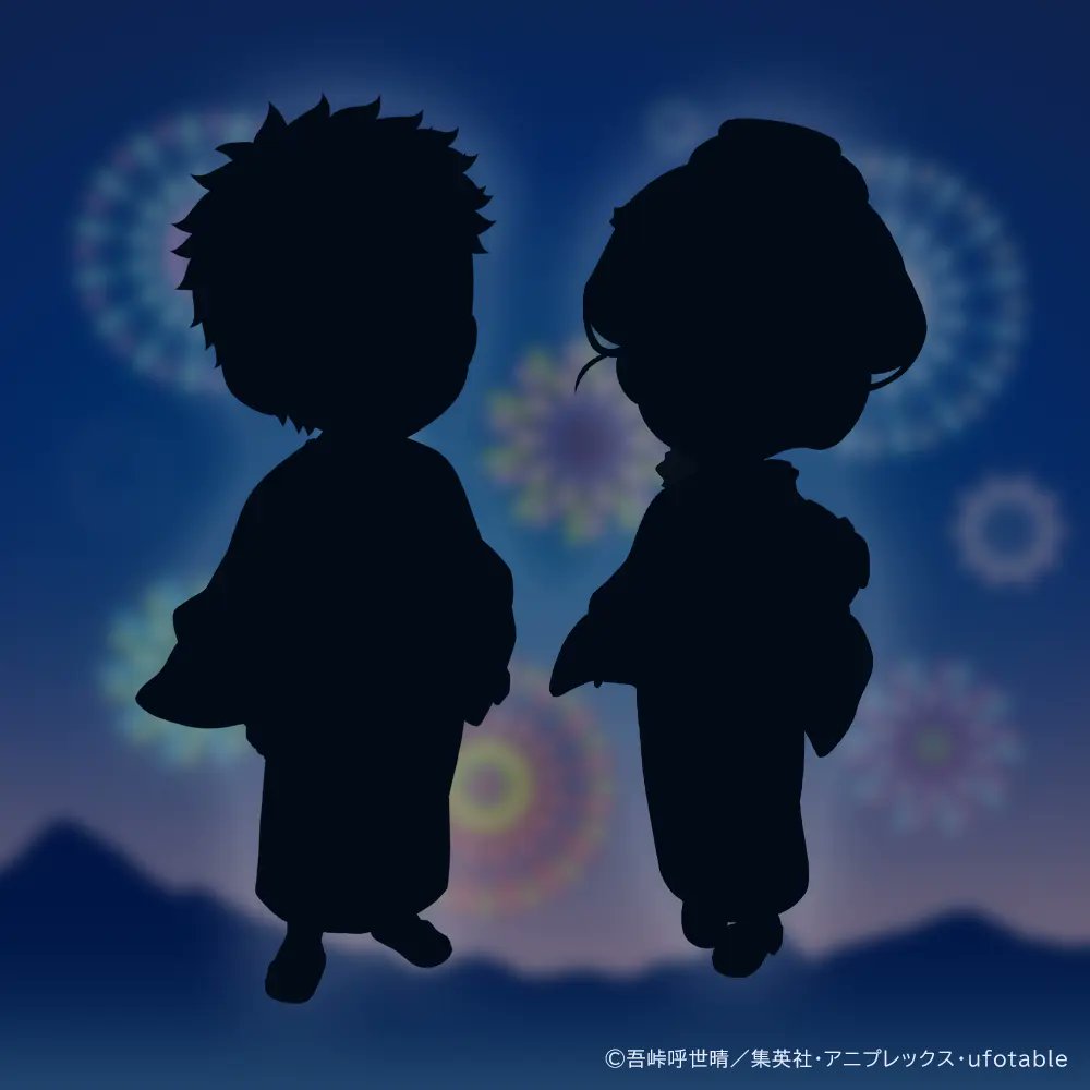 鬼滅の刃 ufotable 花火大会 ステッカーくじ トートバッグ 鬼滅の刃速報