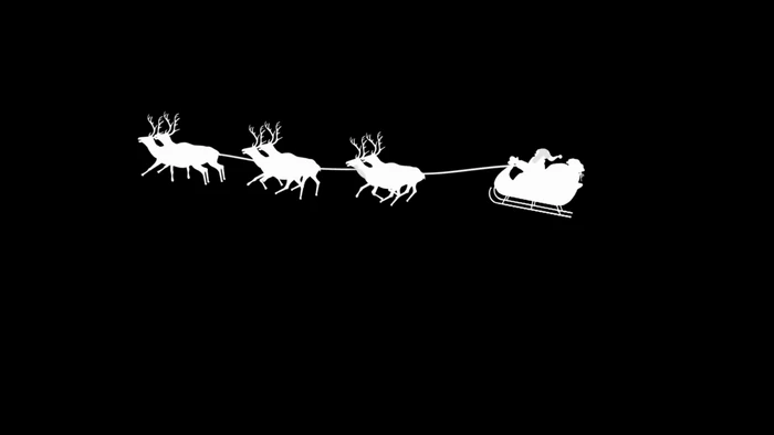 サンタ 影イラスト無料イラスト・フリー素材なら「イラストAC」