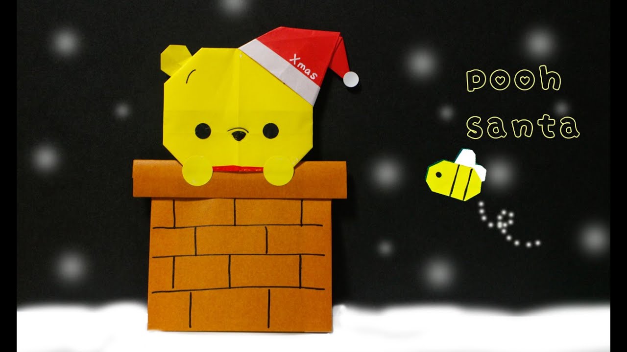 ディズニーキャラクターの折り方を写真で説明♪折り紙でディズニーハートクリスマスリース作り方イクジラ