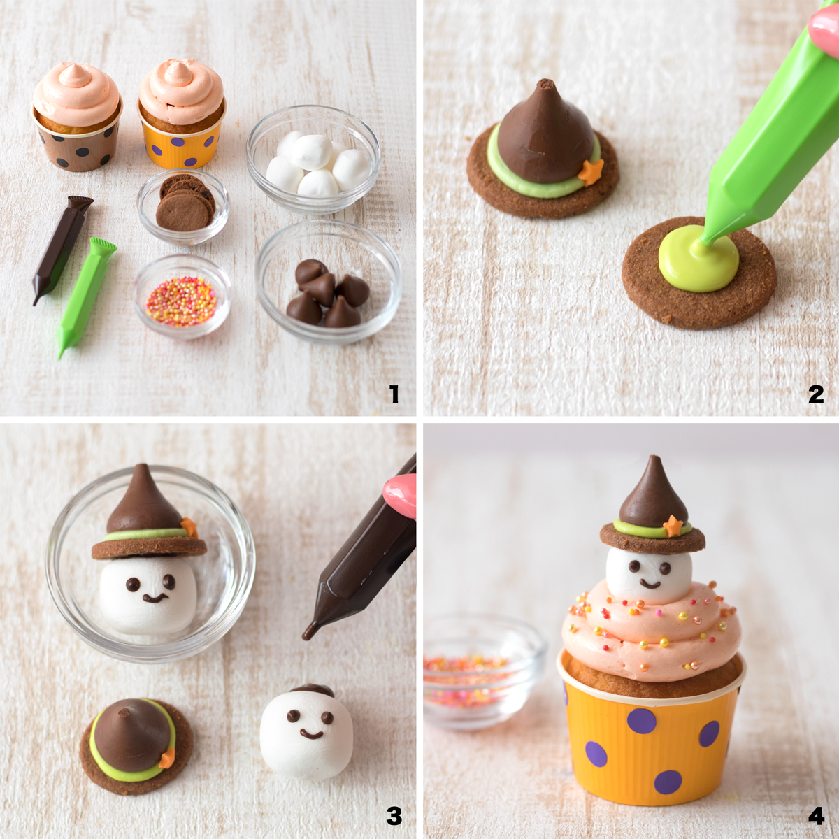 ハロウィン カップケーキデコレーション♪