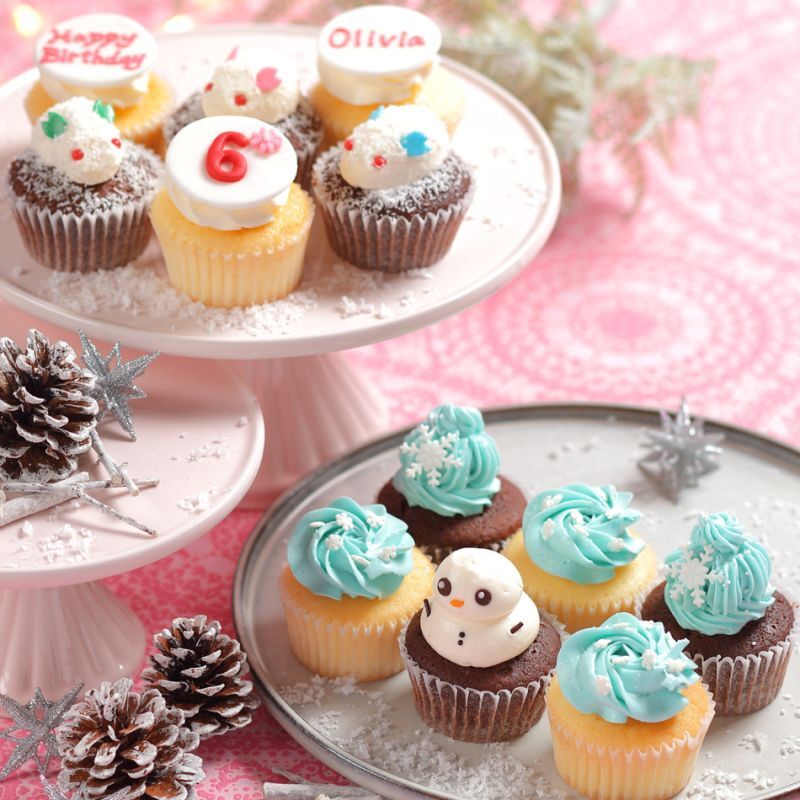 大人かわいいバースデーカップケーキ：Happy Birthday Cupcakes!: cakes by koko - koko's life