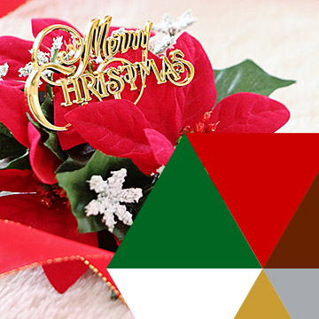 Affinity Designer クリスマスカラーパレット40色青い夜Christmas Color PaletteBlueNight