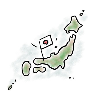 建国記念の日：イラスト無料