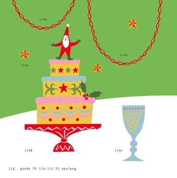 樂淘letao 日本代購代標第一品牌－クリスマスコラージュ作製に○魅力的なデザイン集 デザイン＆コラージュパーツ DVD2枚組 クリスマス素材集EPS SVG 透過PNG