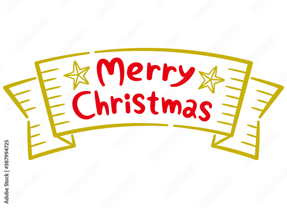 メリークリスマス オシャレなロゴ文字のイラスト素材94648249- PIXTA