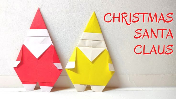 折り紙「サンタクロース」の折り方まとめ５選 - おりがみの時間