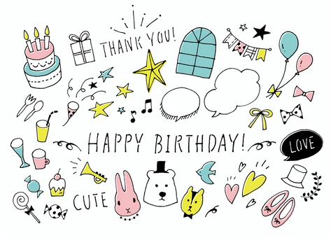 可愛い♡お誕生日カード♡