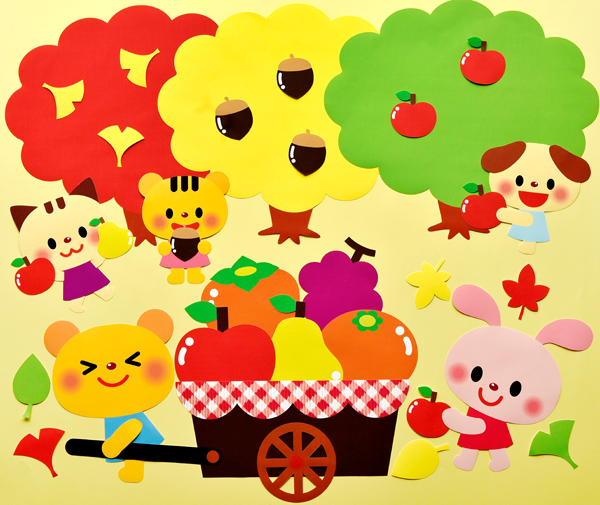 型紙を保育の便利なフリー素材 5月の壁面無料ダウンロード！wosawosa