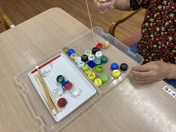 ペットボトルキャップのパズル 社会福祉法人岐阜老人ホーム