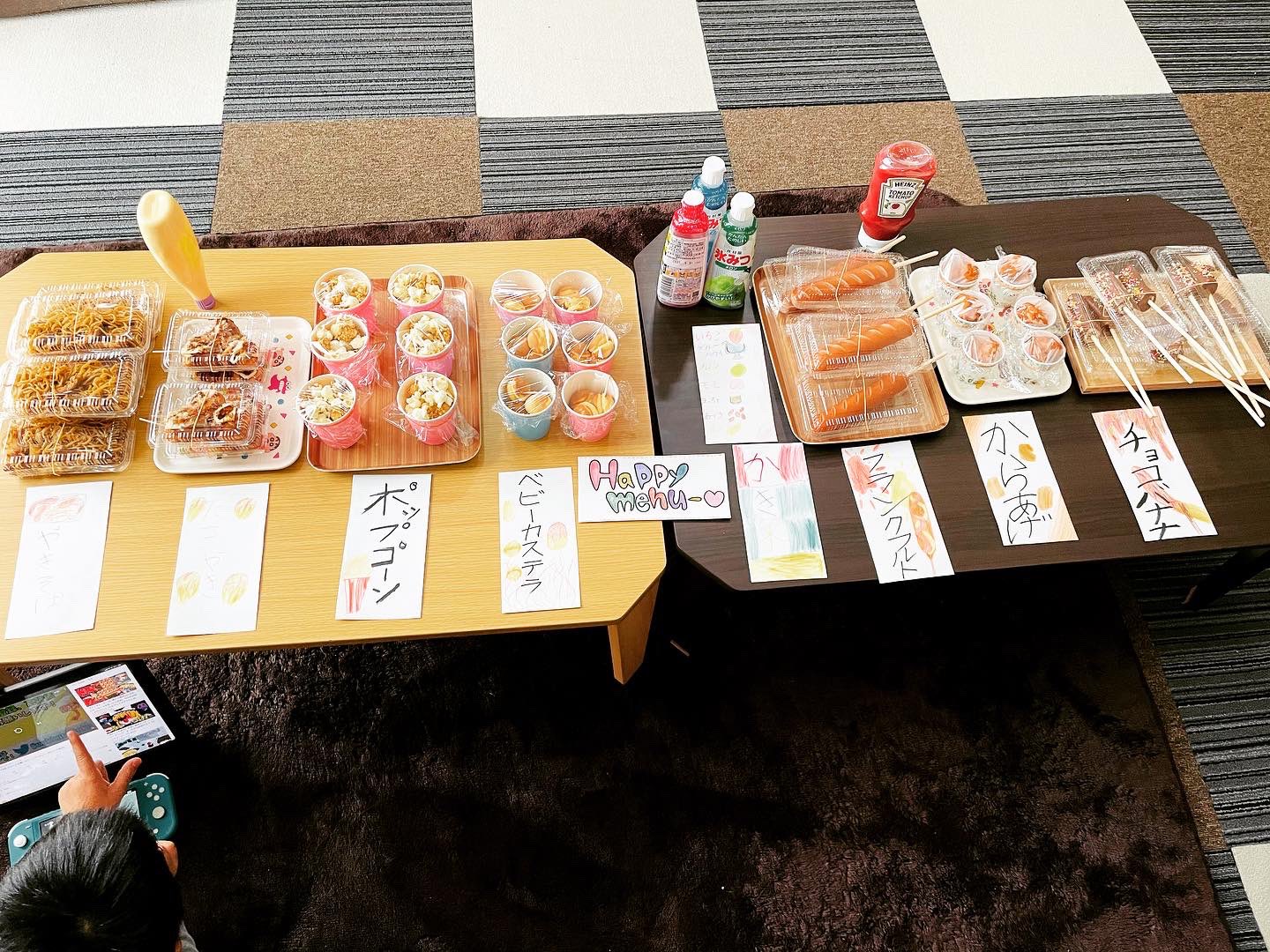 おうち縁日ごっこ♪すみっコぐらし夏祭りパーティーで可愛い屋台メニュー行事食百花