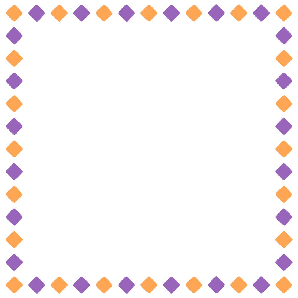 05. 水玉模様の素材 ハロウィンカラー空中庭園