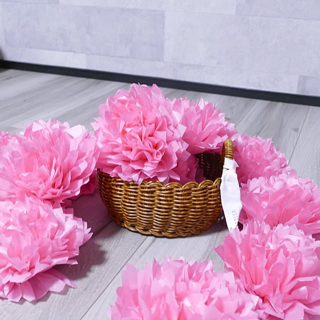 パーティー飾りつけ 簡単かわいいタッセルガーランドの作り方