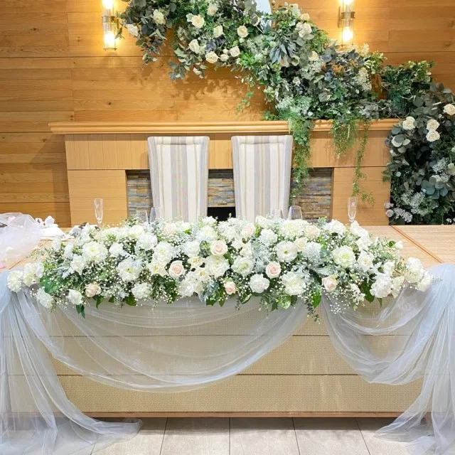 こだわりウェディング紹介！メインテーブルコーディネート