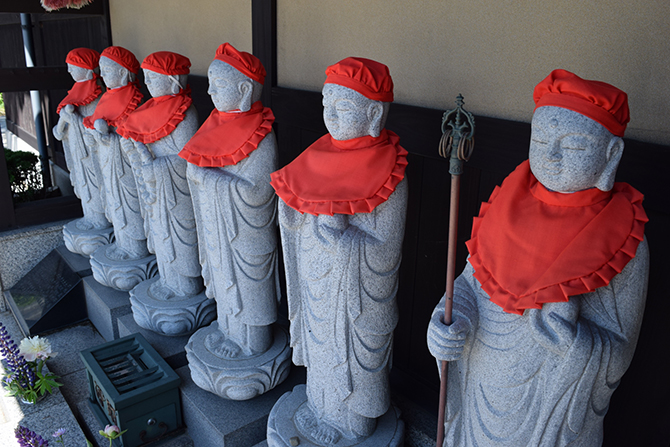 ５．油掛地蔵の今奈良県川西町