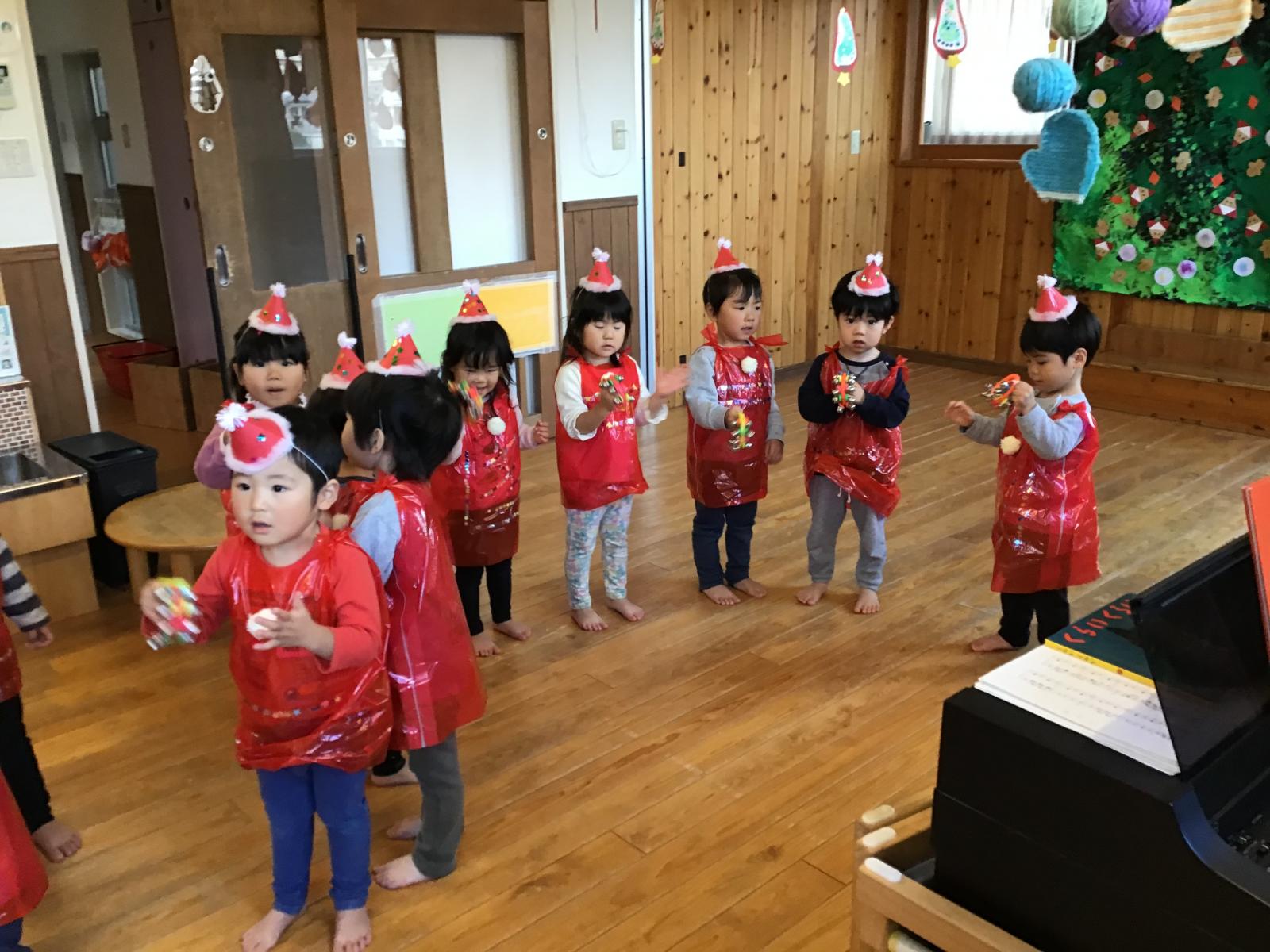 クリスマス会☆彡 - 福山マリヤこども園ブログ