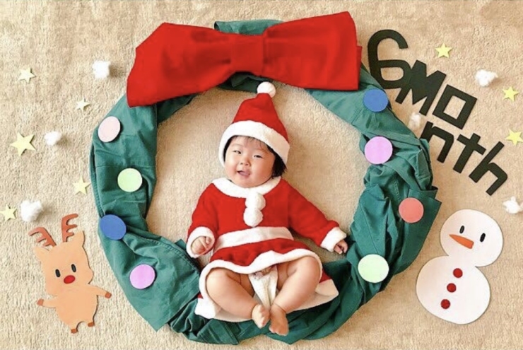 🎄新作アート完成しました❄️🤗 『クリスマスに飾ろうスノードーム』です🐻❄️ お気に入りの衣装を着て⛄️🤶かわいいスノードームを完成させましょう💓☺️ １２月の撮影会に登場予定です❣️ クリスマスわくわくしてきますね〜🎶おひるねアートくまのてしゃお