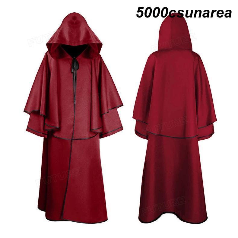 ハロウィン マント 仮装 ハロウィン仮装 大人こども コスプレ 衣装 ロングマント 中世ル ネサンス 学園祭 学校 イベント フェス 忘年会 新年会お遊戯 コスチューム 魔女 ケープ 帽子付き フード 出演 舞台 大人 子供 5色 体操・ダンス