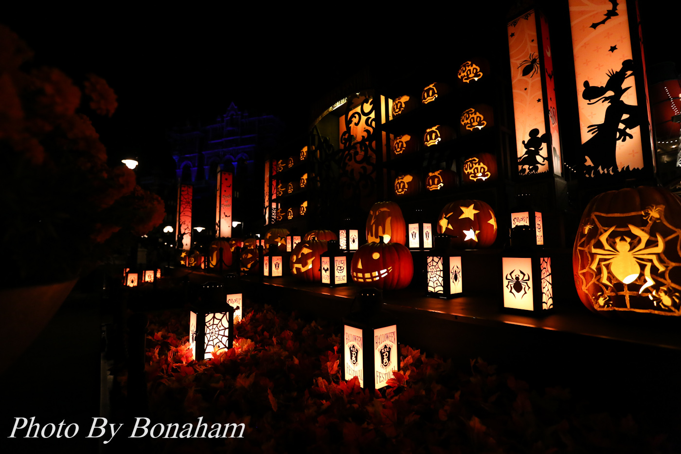 ハロウィーンの暗い夜の風景の背景のコンセプト デザイン 写真 フリー素材JPG無料ダウンロード - Pikbest