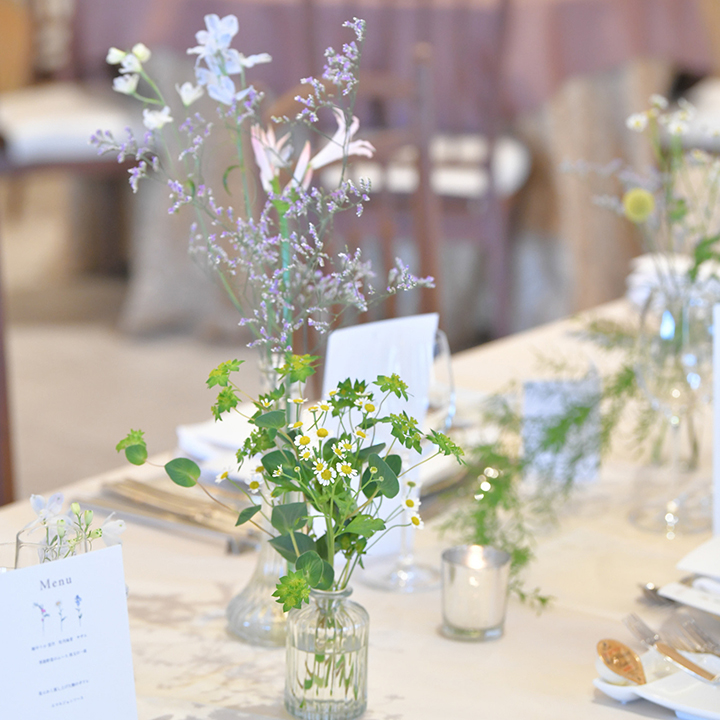 表参道のお花屋さん風♡「透明の装花の持ち帰り用袋」を用意するアイデアを真似したい＊marry マリー