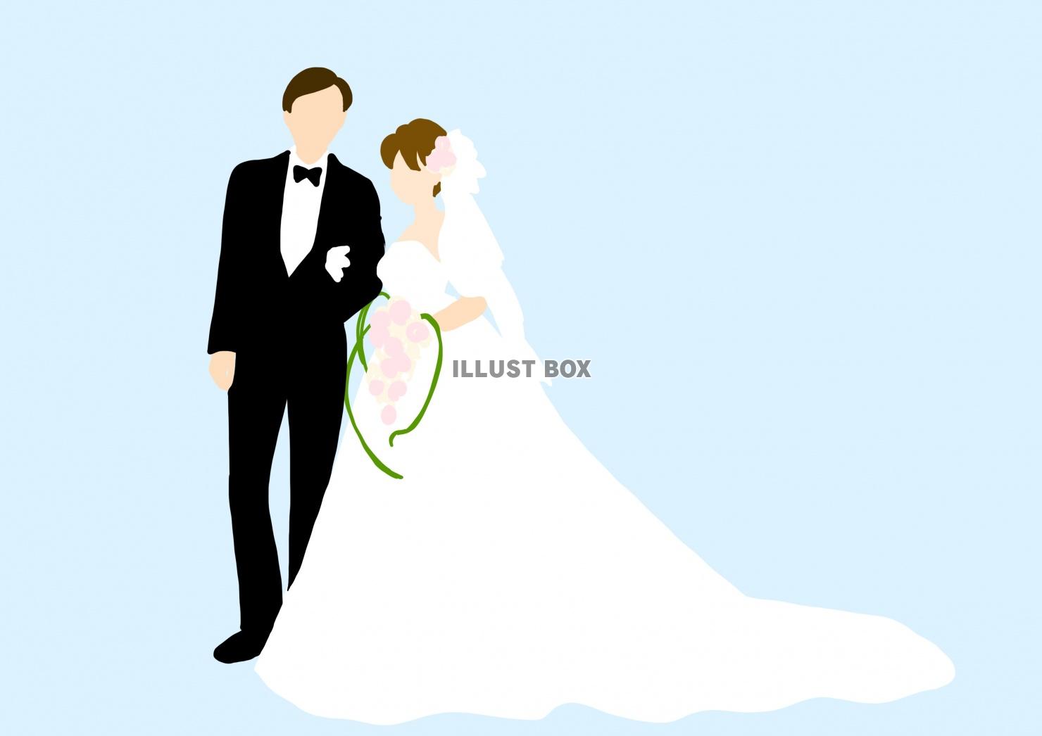 結婚式のイラスト