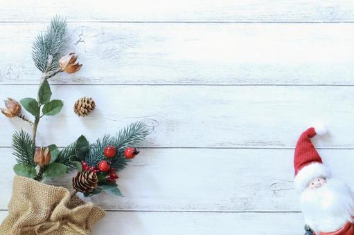 クリスマスの作曲白い背景に白と銀のクリスマスボール装飾的な家クリスマスツリー - クリスマスのストックフォトや画像を多数ご用意 - クリスマス, 背景,お祝い - iStock