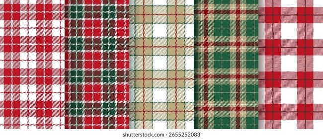 チェック柄パターン クリスマスカラーイラスト - No: 23316786無料イラスト・フリー素材なら「イラストAC」