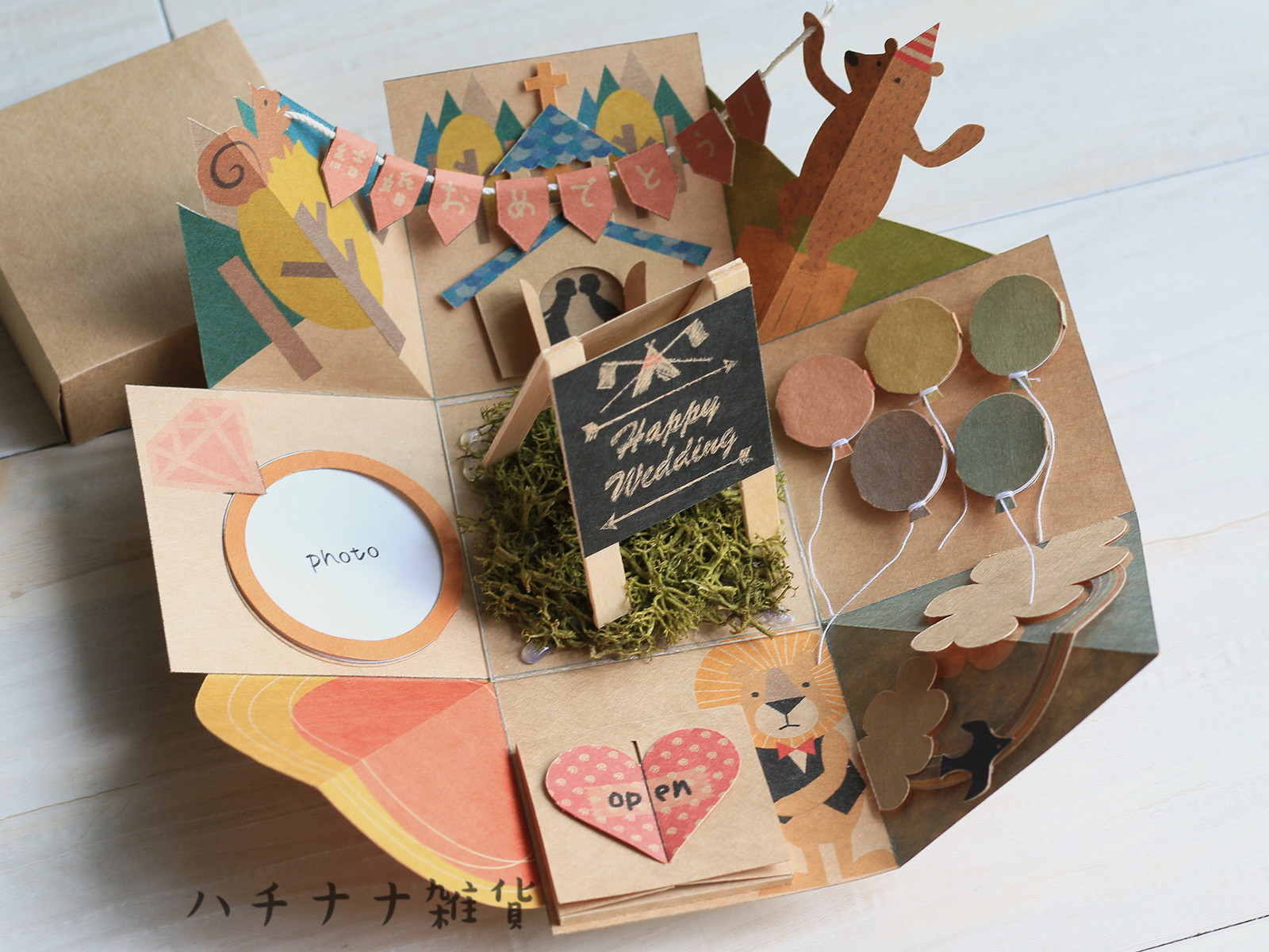 2月26日はハンドメイドの日 簡単！仕掛けがいっぱい手作りサプライズボックス