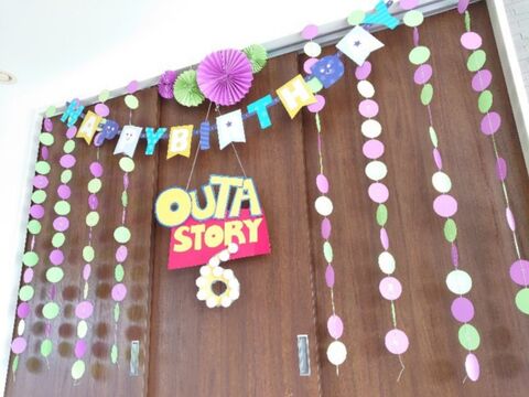 セリア お誕生日飾りの商品を使ったおしゃれなインテリア実例RoomClip ルームクリップ