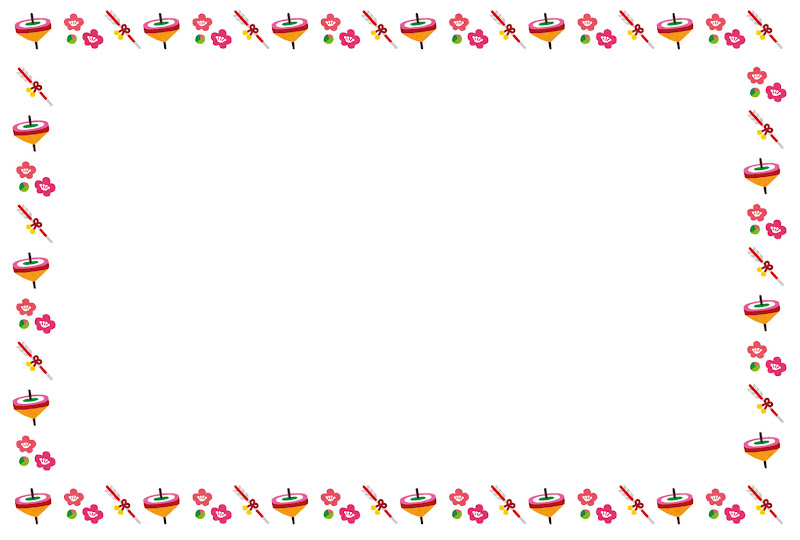 フリーイラストお正月の縁起物の飾り枠でアハ体験GAHAG著作権フリー写真・イラスト素材集 - GAHAG著作権フリー写真・イラスト 素材集