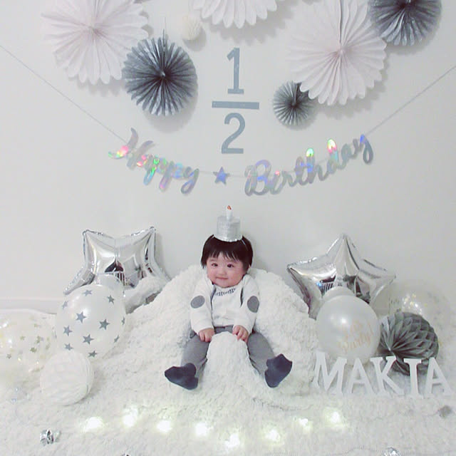 100均で揃うハーフバースデーの飾り付け！おしゃれなお祝いアイテムをまとめ