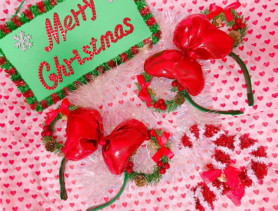 超簡単‼️ 切って貼るだけで一切縫わない🪡ディズニーカチューシャの作り方🐭🏰💗💕Nom de plume ノンデプルーム