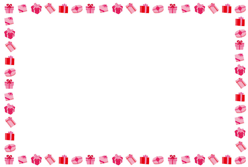 赤いリボンとバレンタインバッジのレース風フレーム飾り枠イラスト無料イラスト かわいいフリー素材集 フレームぽけっと