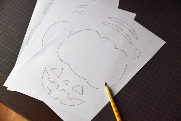 ハロウィン製作 型紙せいさくわぁるど