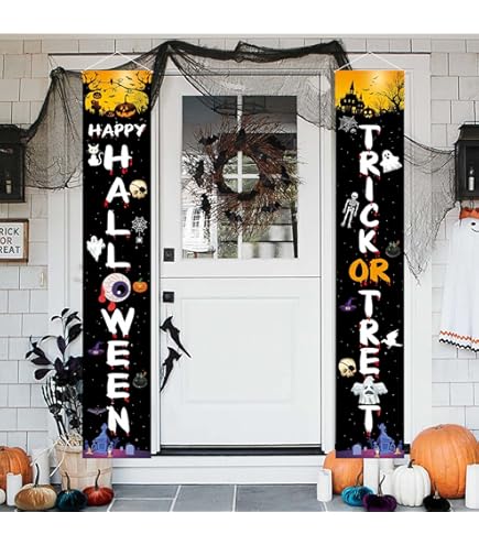 Amazon.co.jp: Neiang ハロウィン タペストリー 壁掛け ハロウィン 装飾 玄関飾り ハロウィン 飾り付け 壁 飾り 背景布ハロウィン デコレーション ドアバナー ベランダ ハロウィン飾り パーティー ハロウィングッズ 屋内 屋外 装飾用 : おもちゃ