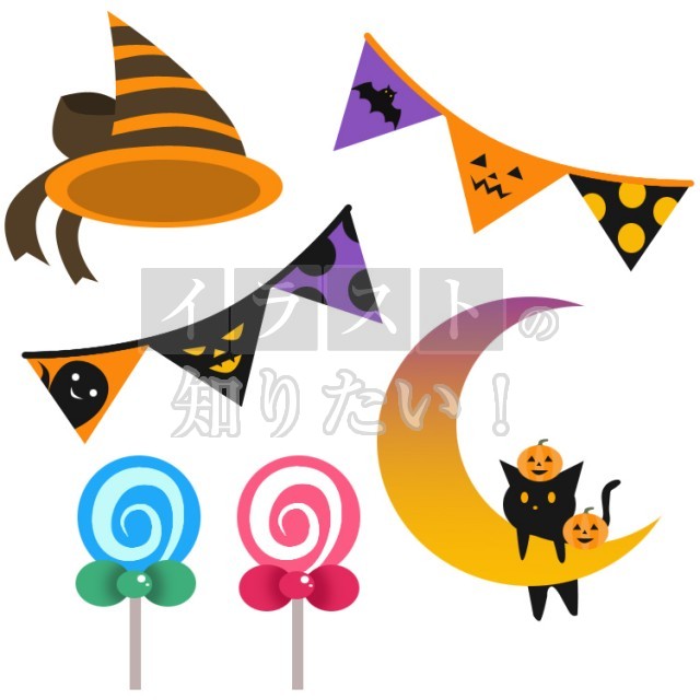 ハロウィンのイラストセット イラスト素材5643543- フォトライブラリ