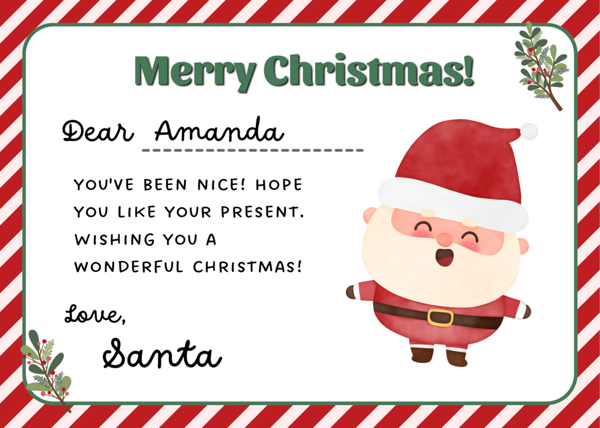 無料で簡単 子どもが喜ぶ！サンタからの手紙等テンプレート10選と作り方