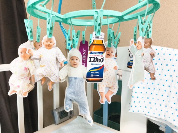 かわいすぎ♡手作りベビーメリーのアイデア集。100均アイテムが大変身！アーム型・床置き型もkosodate LIFE 子育てライフ