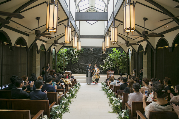 洗練の和モダンコーディネート日本の結婚式