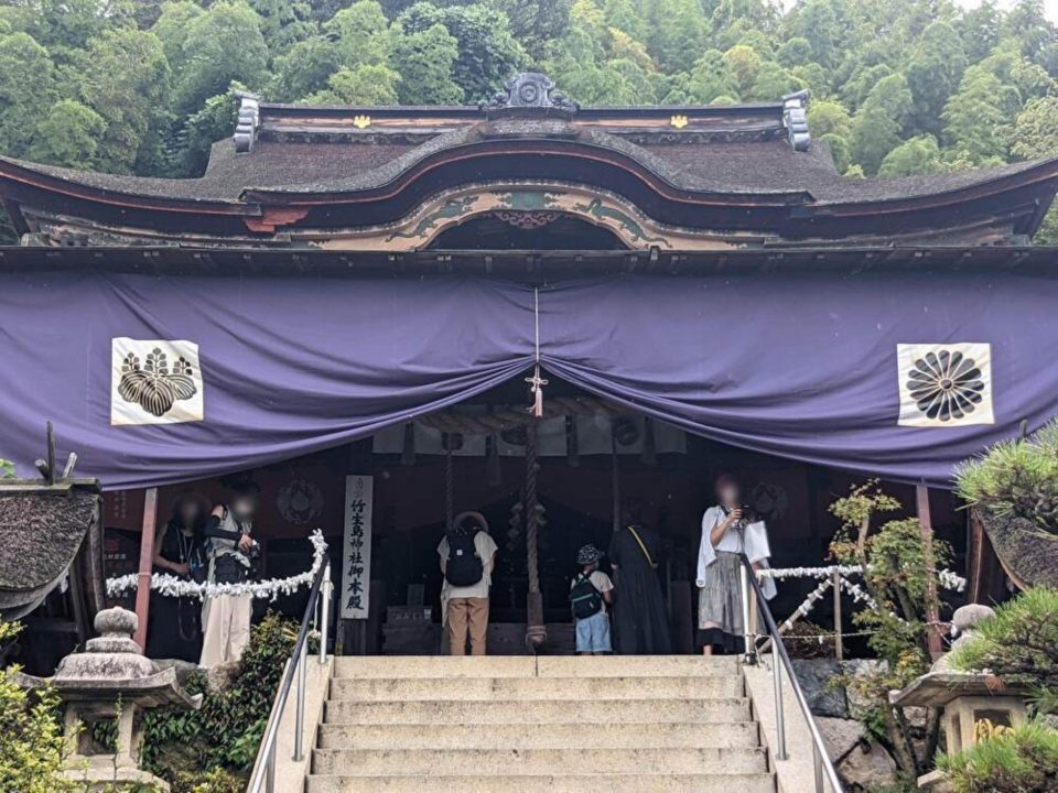 続いてる写経 1512日め 竹生島へ再び上陸、秘仏の大辨財天様ご開帳Kayopom