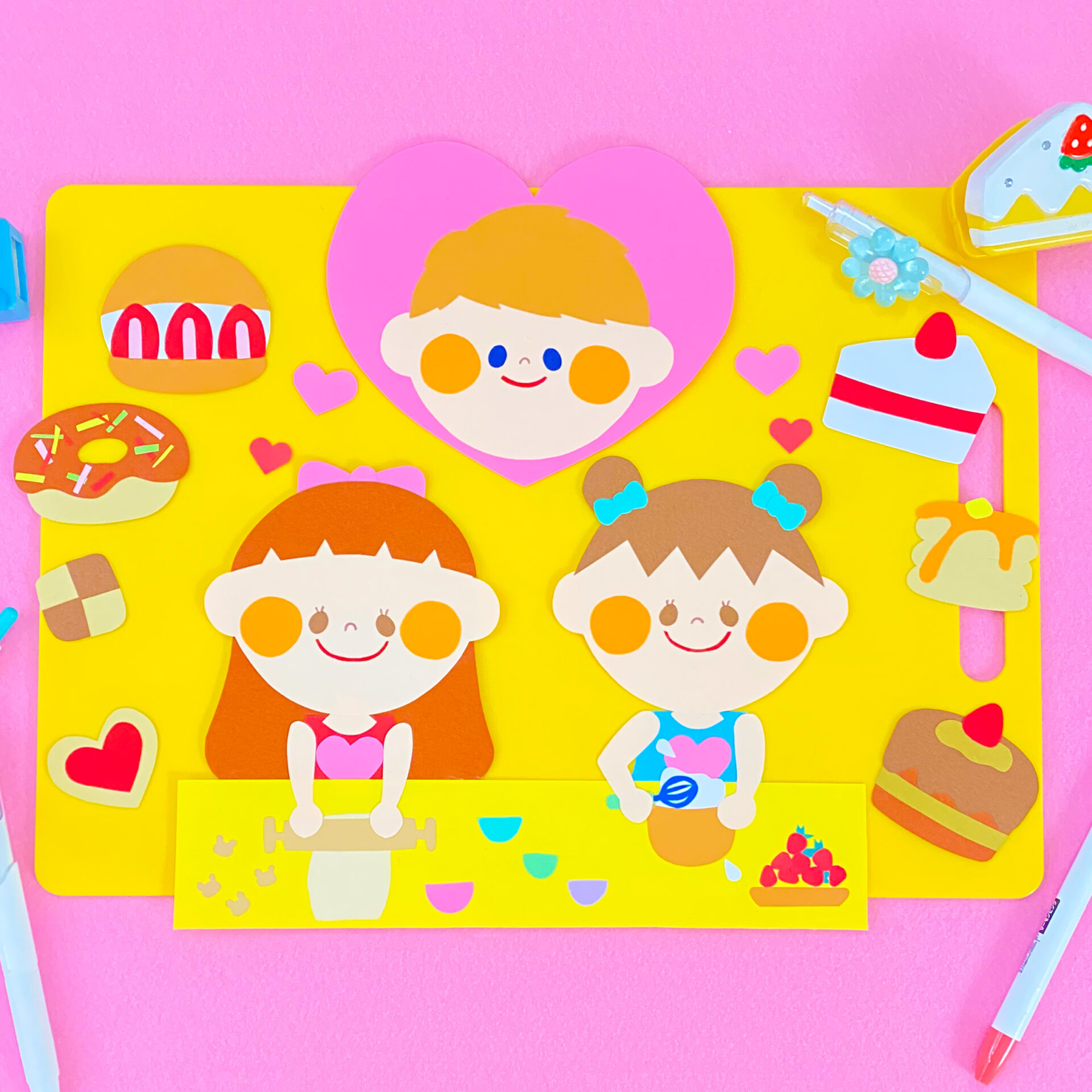 Amazon.co.jp: バレンタイン チョコ 壁面 壁面飾り 冬 製作 製作キット 保育 1月 2月 : ホーム＆キッチン