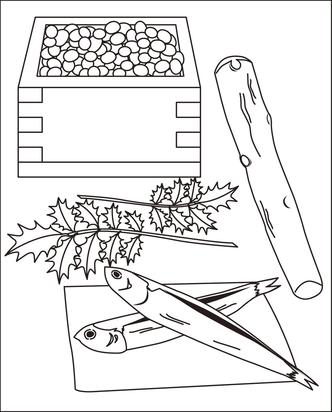 節分 玄関先にイワシとヒイラギ？？？伝統的な風習「柊鰯」ってご存知ですか？ - アラフィフママの雑記ブログ 縮