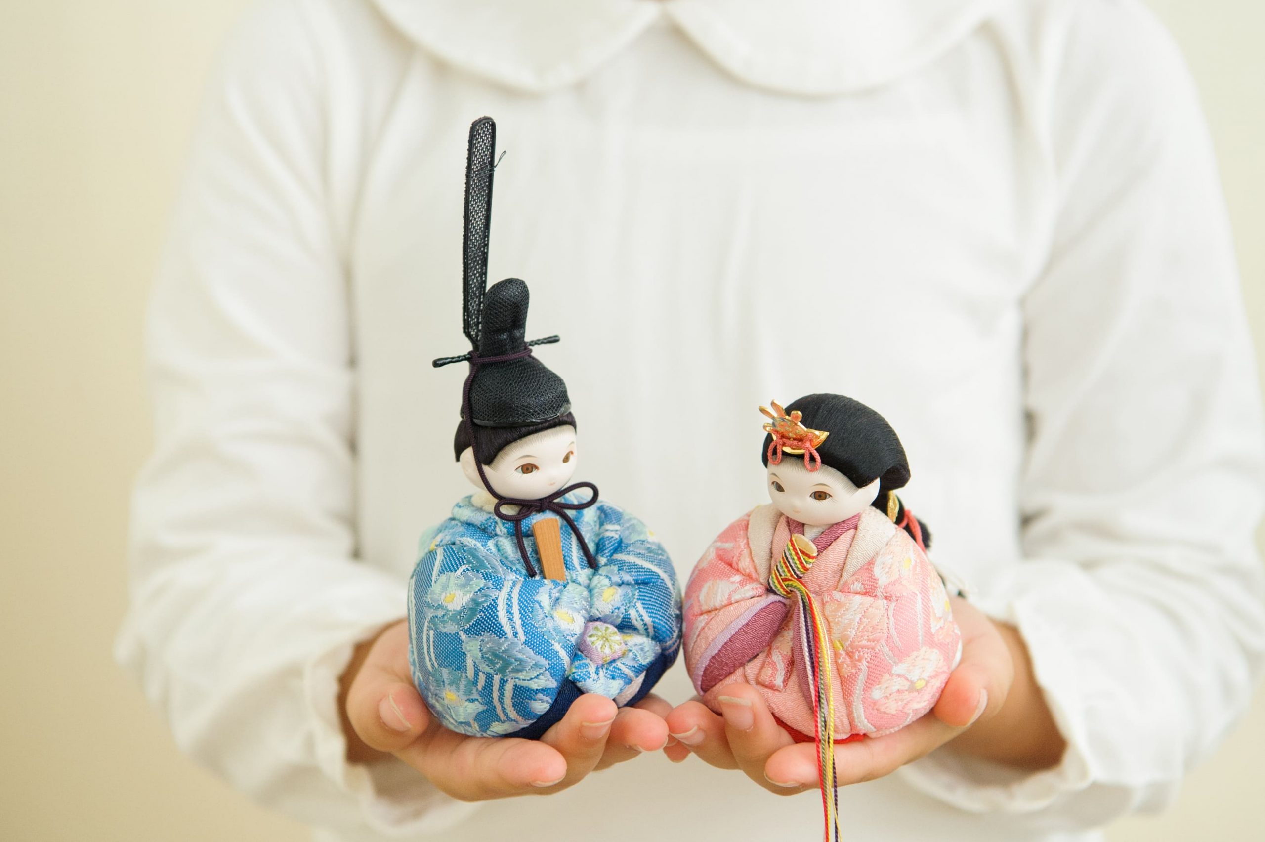 ひな人形扇子 松岡野人形小道具